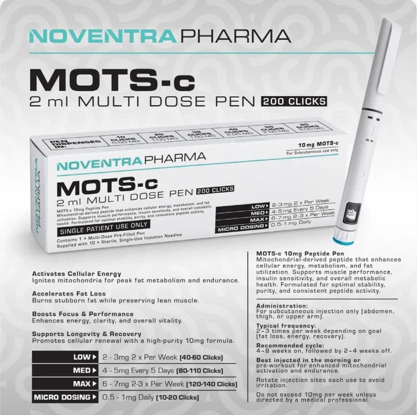 NoventraPharma - MOTS-c 10mg Pen