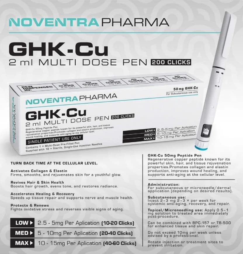 NoventraPharma - GHK-Cu 50mg Pen