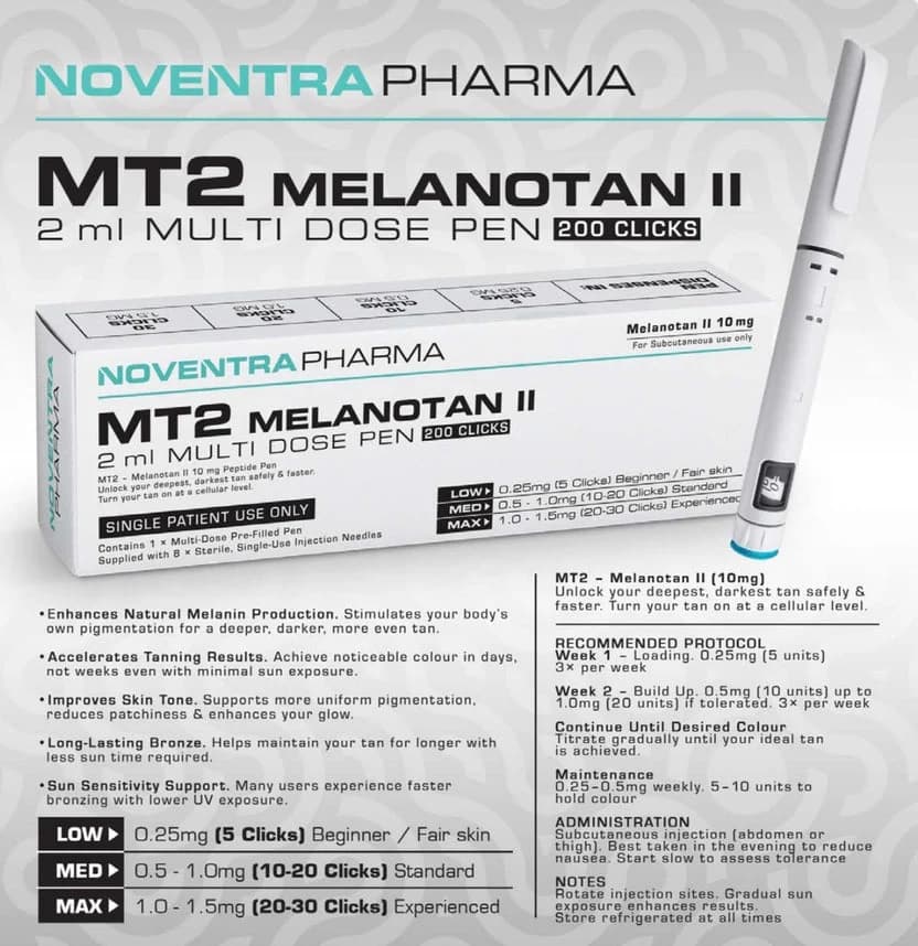 NoventraPharma - MT2 Melanotan II 10mg Pen
