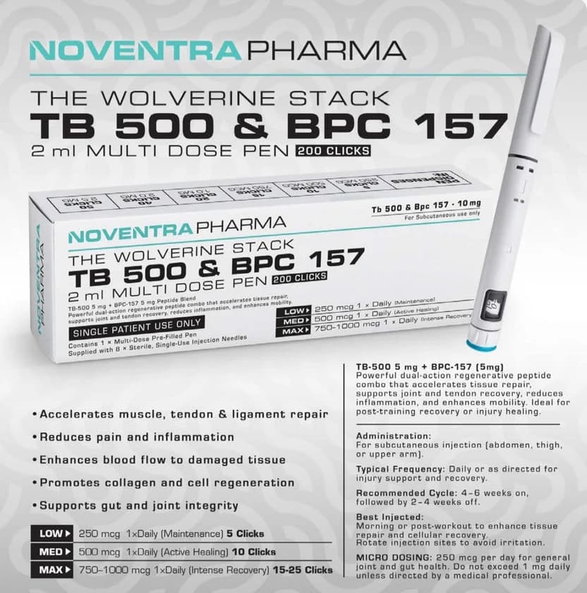 NoventraPharma - Wolverine Stack 10mg Pen
