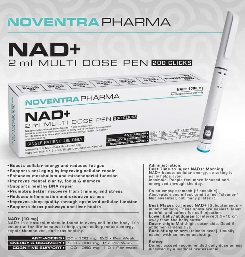 NoventraPharma - NAD+ 1000mg Pen