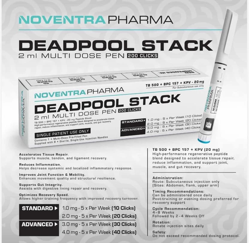 NoventraPharma - Deadpool Stack 20mg Pen