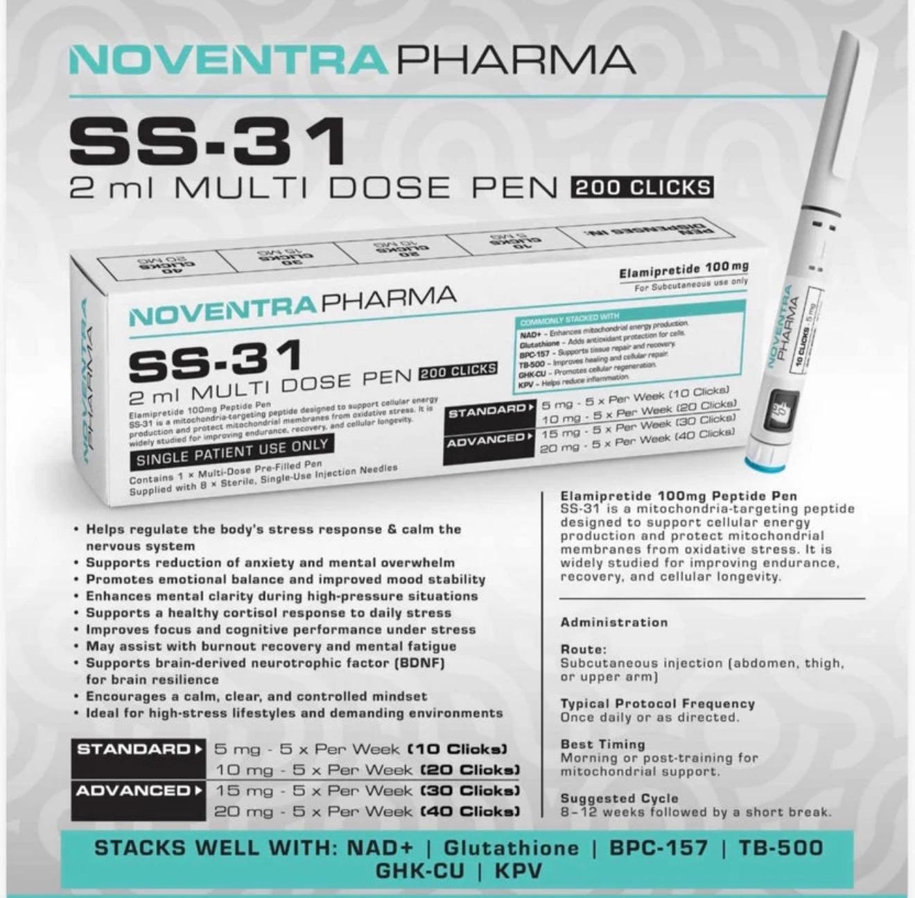 NoventraPharma - SS31 100mg Pen
