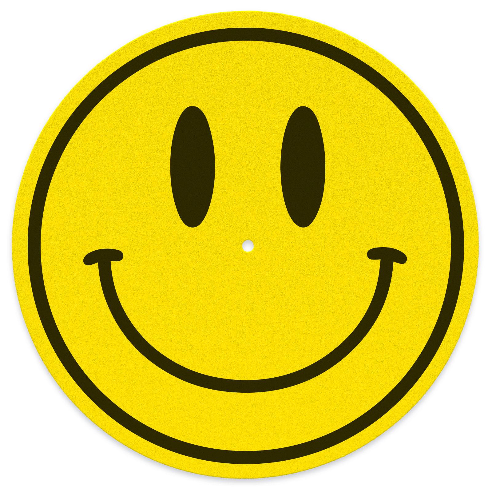 12" Slipmat - Smiley (Yellow)