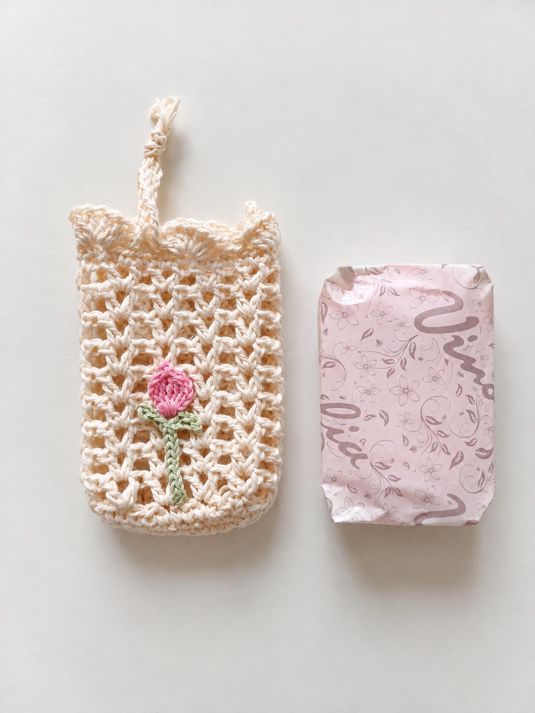 Soap In Washcloth Bag  — 3