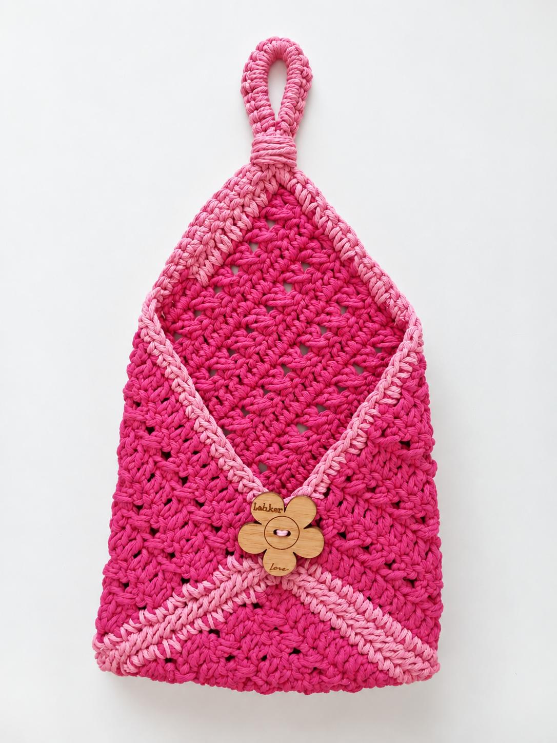 Crocheted Book/Tablet Holder  — 1