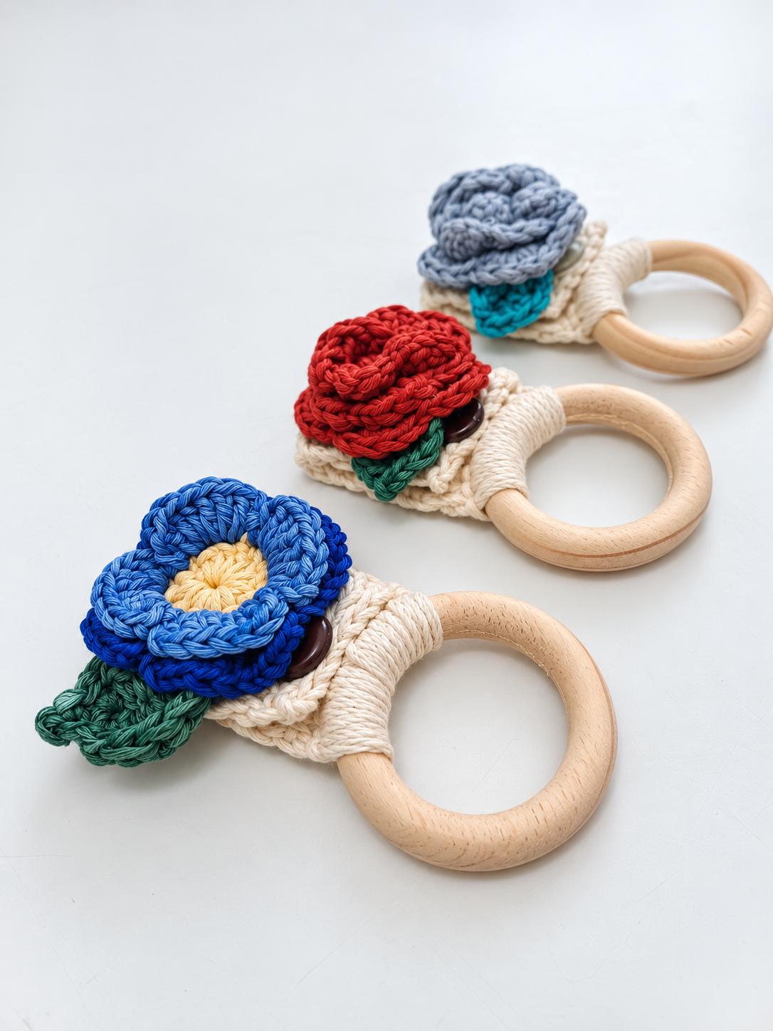 Crocheted Towel Holder  — 1
