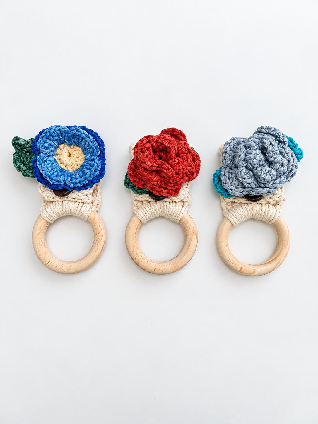 Crocheted Towel Holder  — 2