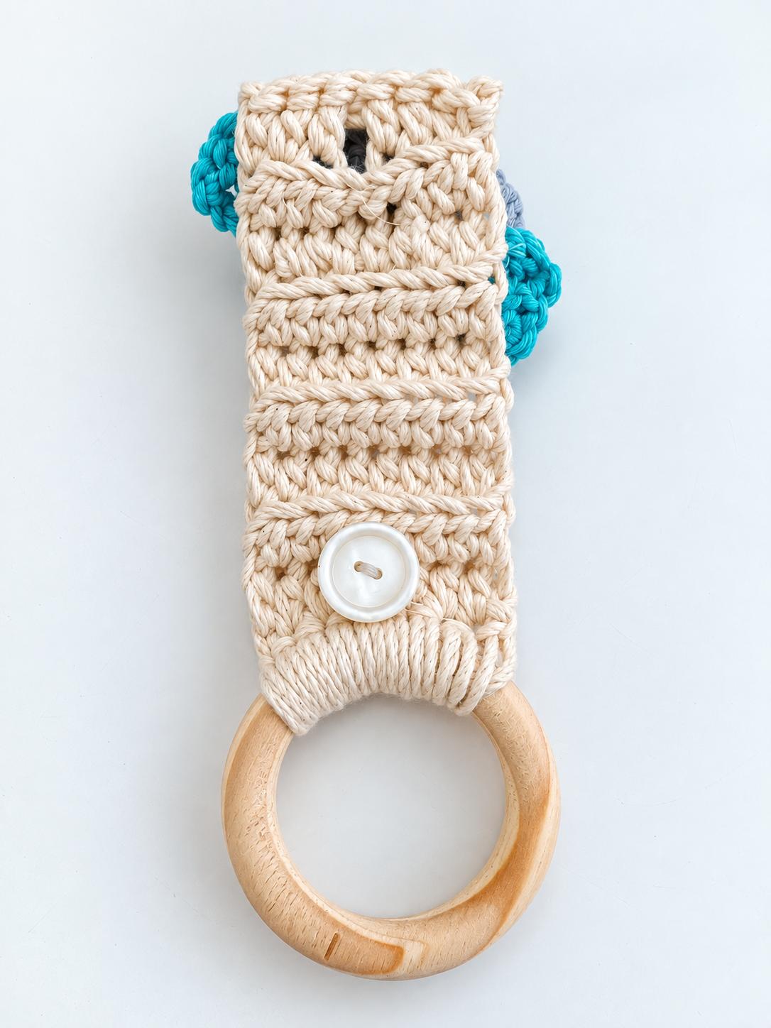 Crocheted Towel Holder  — 3