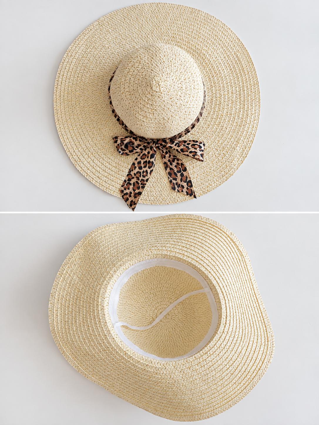 Preloved Sun Hat - Leopard  — 3