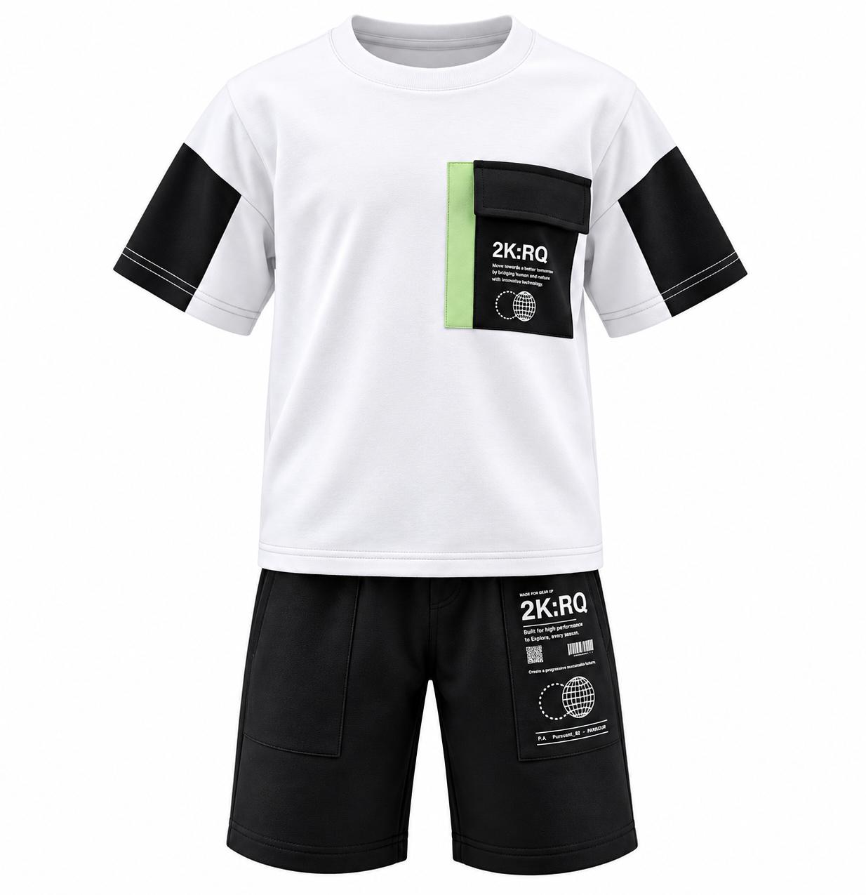 Boys Fashion Tee & Shorts Set — 2