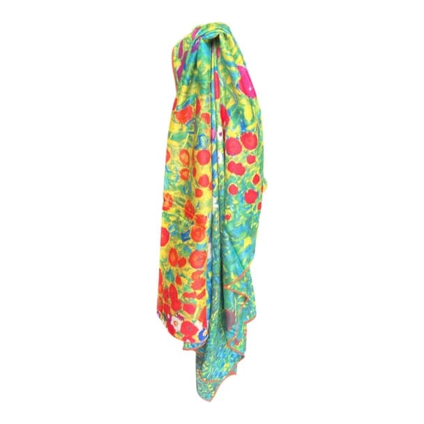 Wildflower Silk & Cashmere Scarf, photo 4
