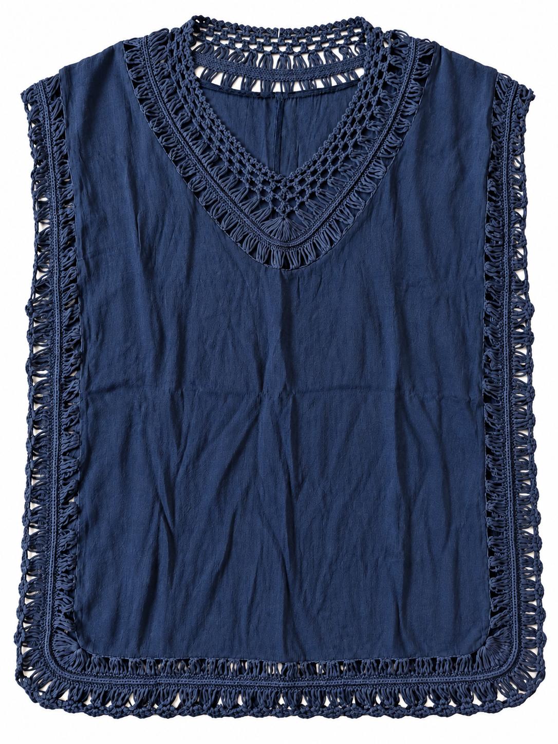 Crochet Trim Cover-Up Kaftan, photo 3