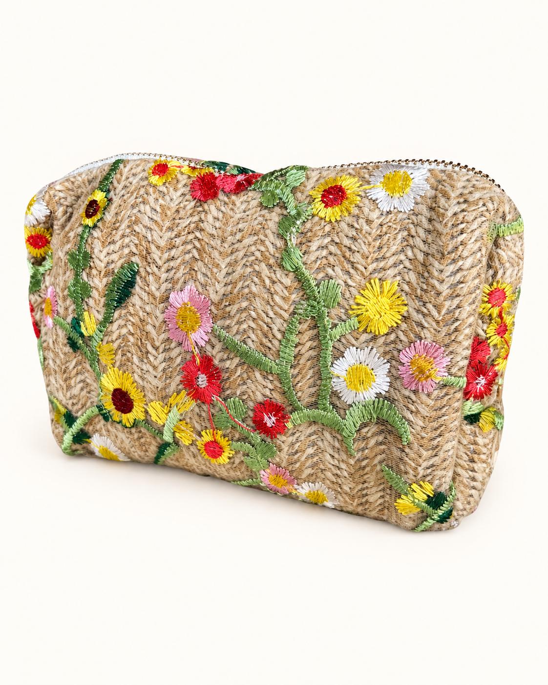 Embroidered Floral Vanity Bag - Assorted Sizes, photo 3