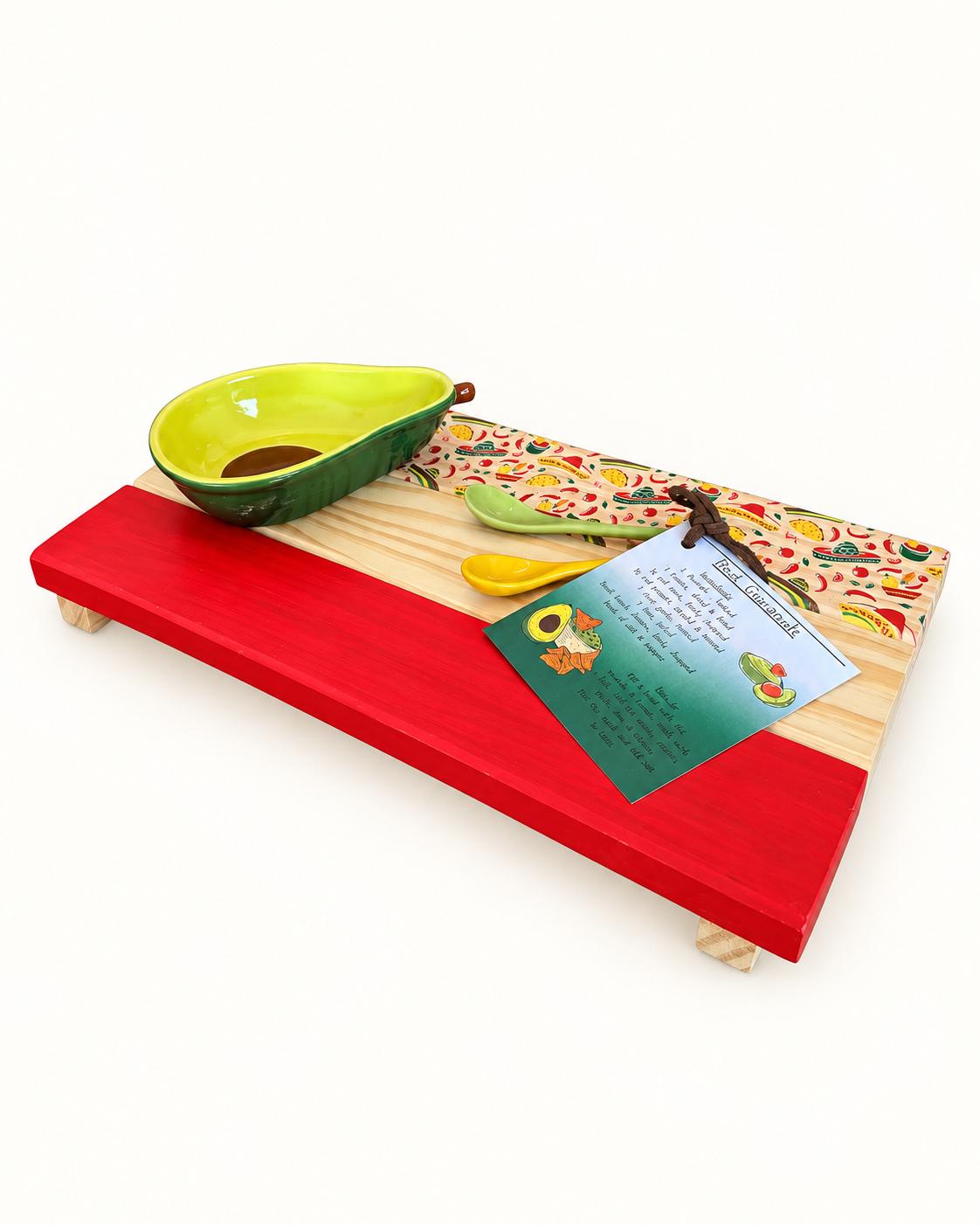 Guacamole Avocado Serving Board Gift Set, photo 2