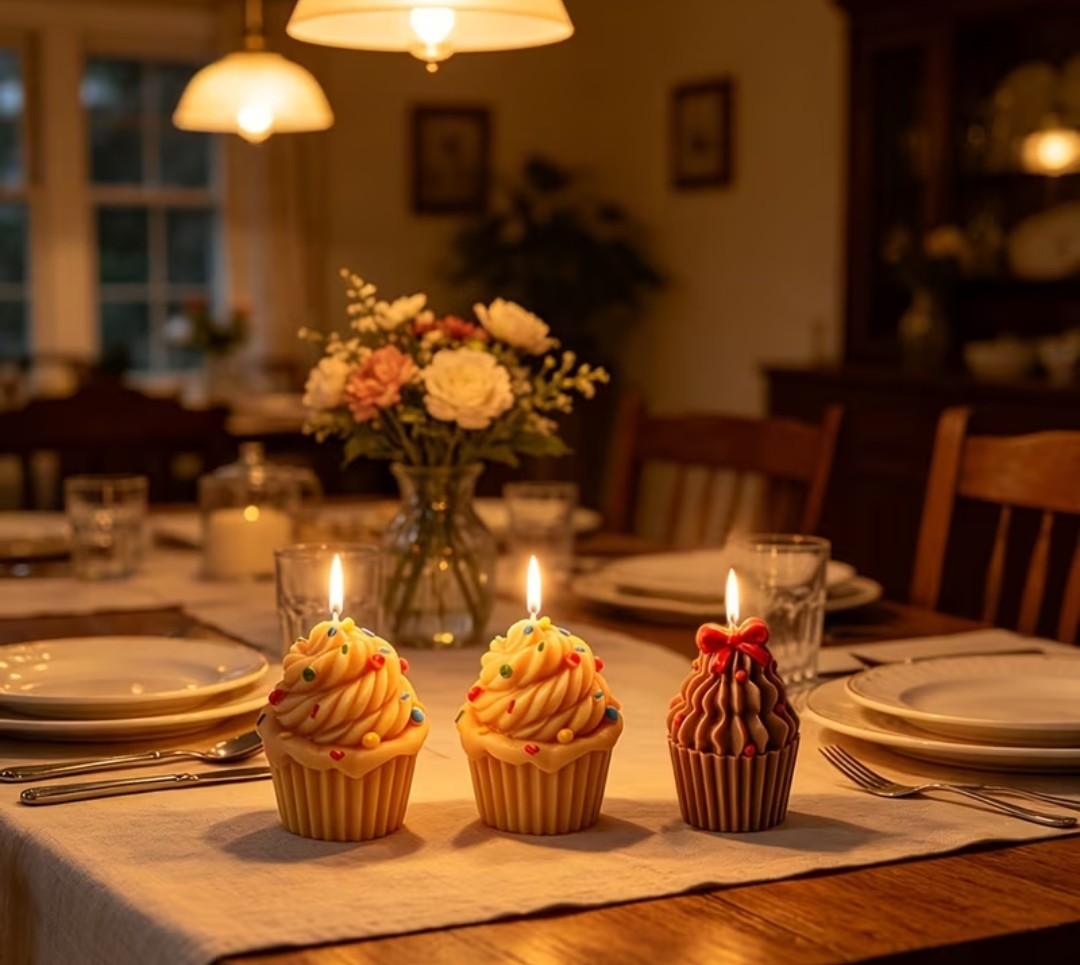 Cupcake Candle