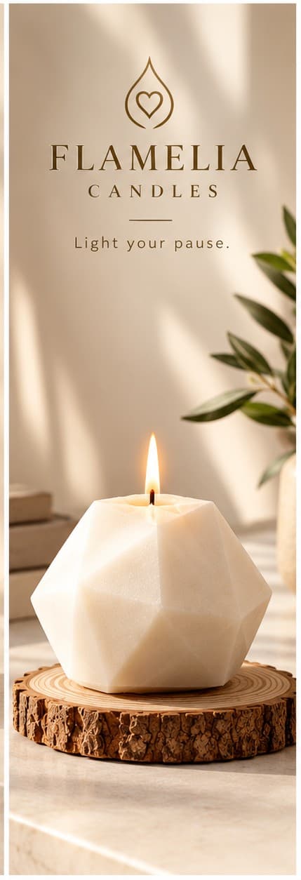 Geometric Candle