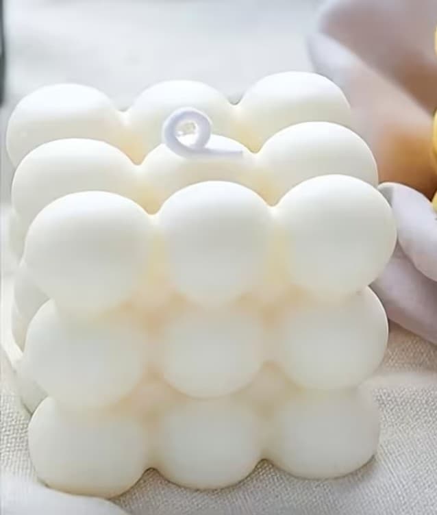 Large Bubble Candle