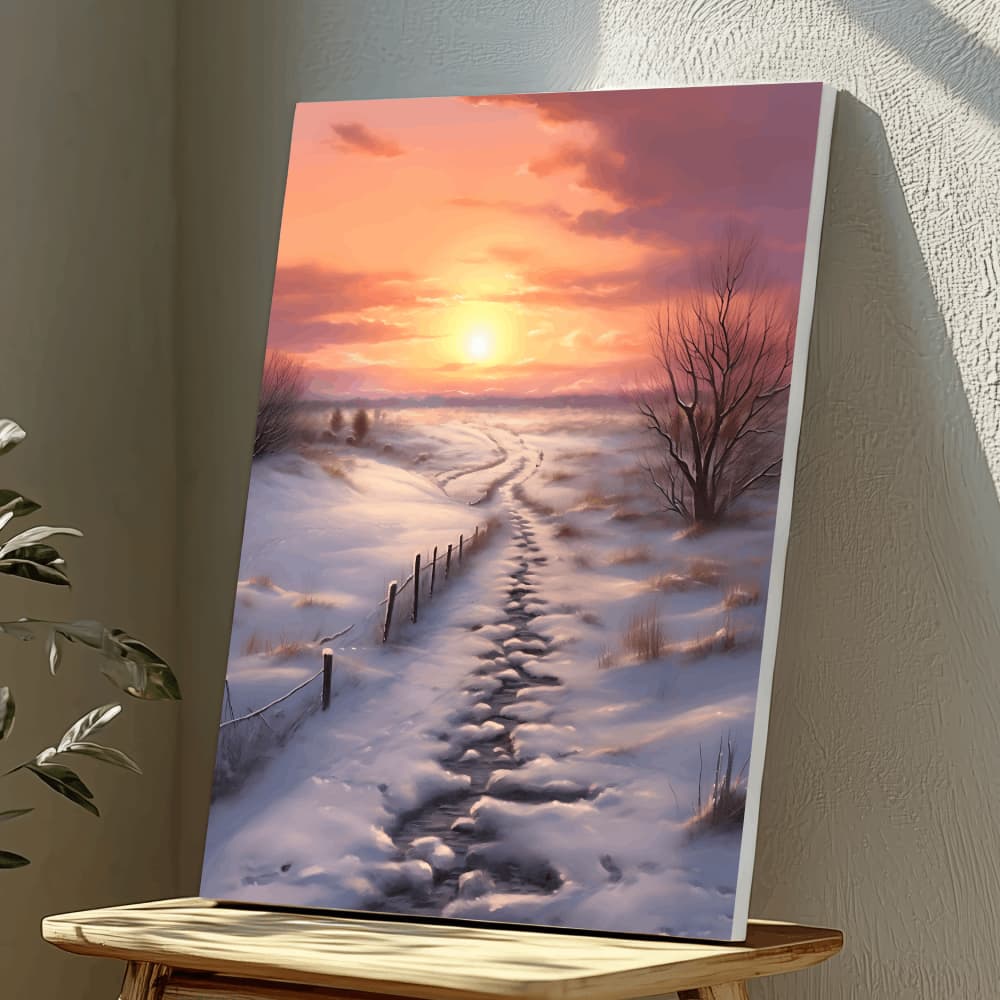 Mounted Wall Art Decor Vinyl Print - Vibrant, Elegant and Ready to Hang (A3-Size), photo 1