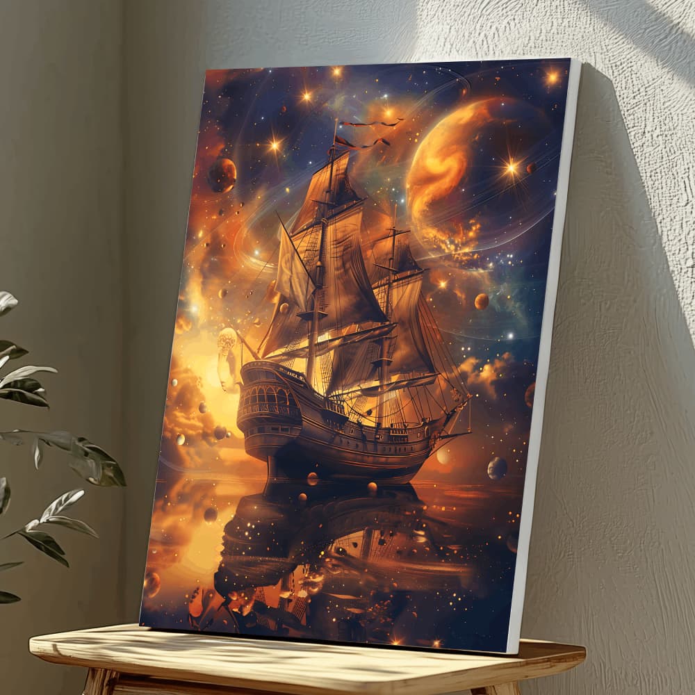Mounted Wall Art Decor Vinyl Print - Vibrant, Elegant and Ready to Hang (A3-Size), photo 1