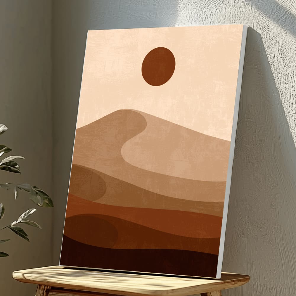 Mounted Wall Art Decor Vinyl Print - Vibrant, Elegant and Ready to Hang (A3-Size), photo 1