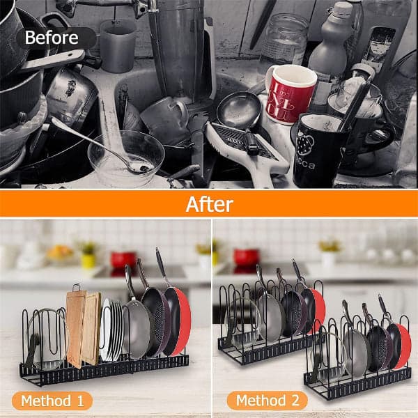 7-Tier Metal Space-Saving Kitchen Storage Organizer Rack, photo 6