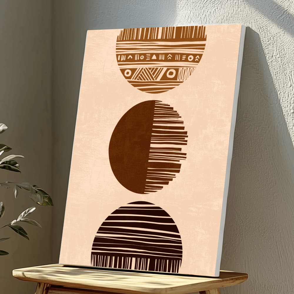 Mounted Wall Art Decor Vinyl Print - Vibrant, Elegant and Ready to Hang (A3-Size), photo 1