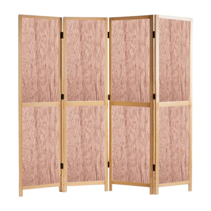 Partition Room Divider - 4-Panel Veneered-Face Interior Plywood Folding Screen Room Divider, photo 2
