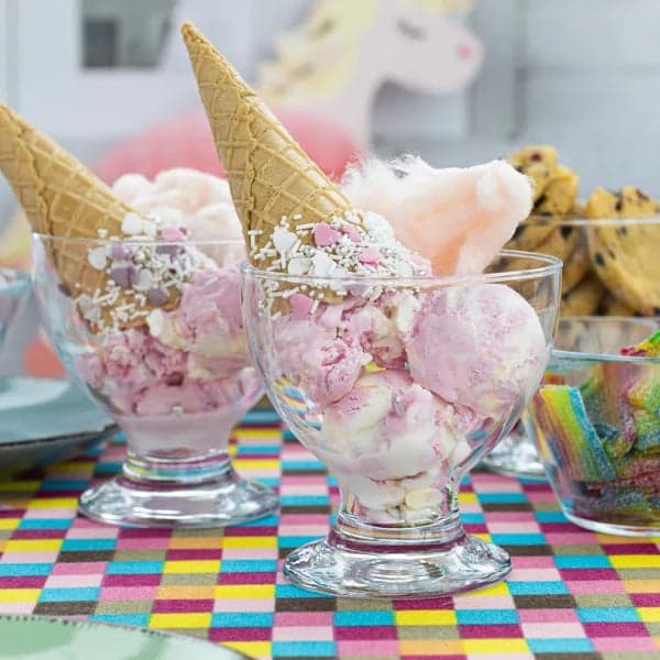 Dessert Glass Bowl Set - 6 Piece Footed Dessert Ice Cream Glass Bowl Set (235ml), photo 3