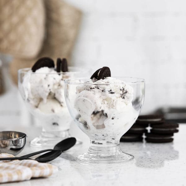 Dessert Glass Bowl Set - 6 Piece Footed Dessert Ice Cream Glass Bowl Set (235ml), photo 5