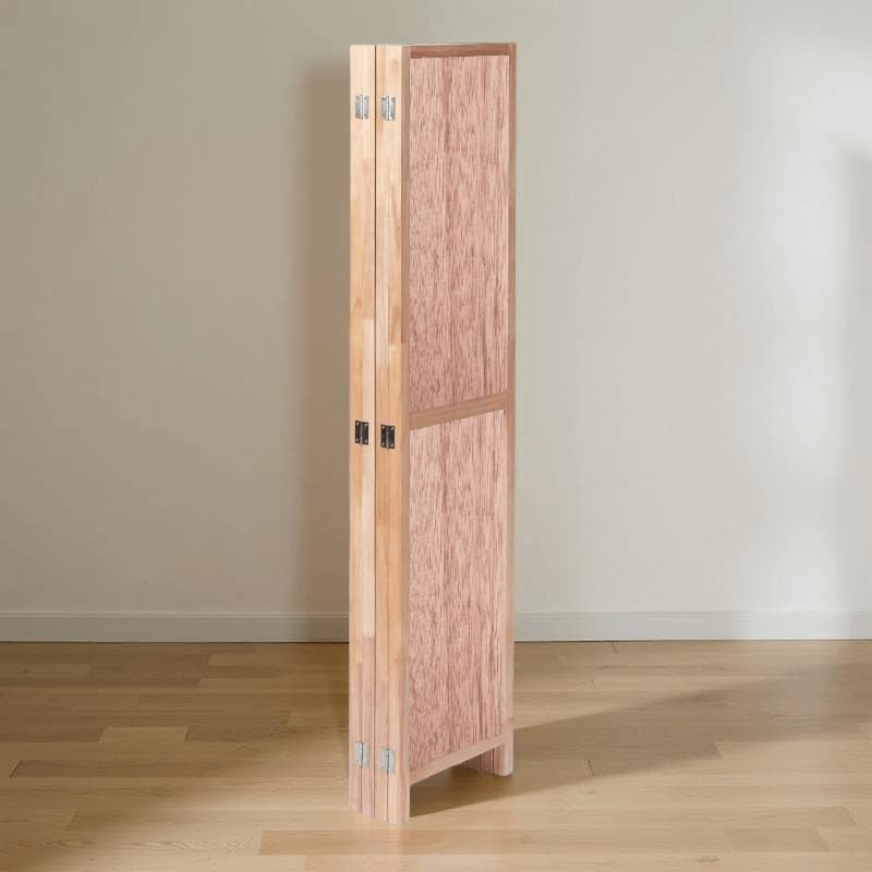 Partition Room Divider - 4-Panel Veneered-Face Interior Plywood Folding Screen Room Divider, photo 5