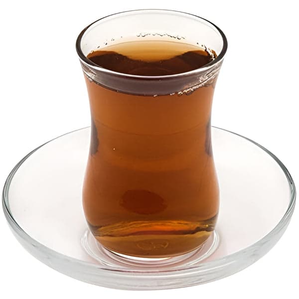 Turkish Tea Glass Set - 6 Piece Small 120ml Turkish Tea Glass and Saucer Set, photo 7