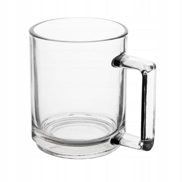 Glass Coffee Mugs - Set of 4 Clear Glass Tea Coffee Mugs with Handle for Easy Grip (255ml), photo 7