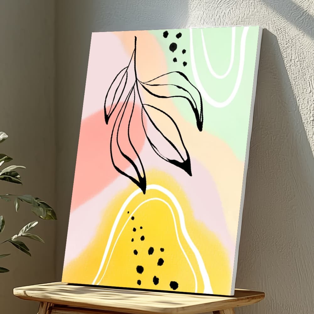 Mounted Wall Art Decor Vinyl Print - Vibrant, Elegant and Ready to Hang (A3-Size), photo 1