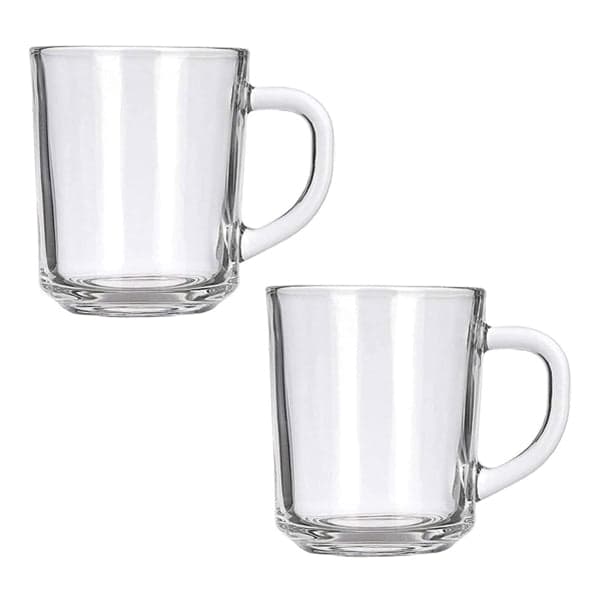 Glass Mug Set - 6 Piece Clear Toughened Glass Mug Set - 245ml, photo 2