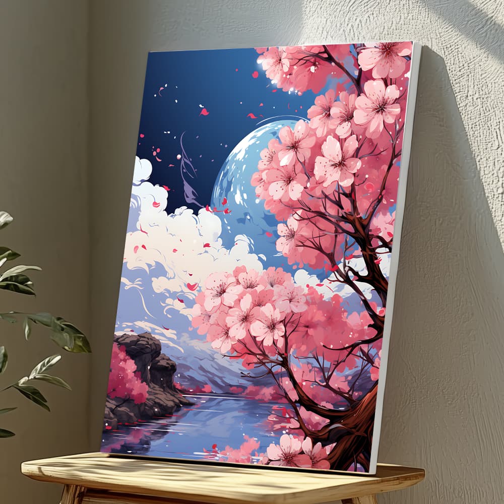 Mounted Wall Art Decor Vinyl Print - Vibrant, Elegant and Ready to Hang (A3-Size), photo 1