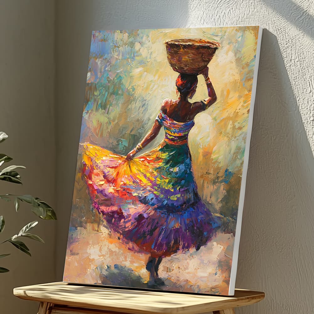 Mounted Wall Art Decor Vinyl Print - Vibrant, Elegant and Ready to Hang (A3-Size), photo 1