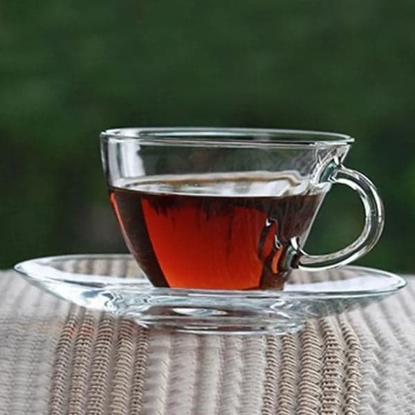 12 Piece Turkish Teacups with Handles and Saucer Set, photo 3