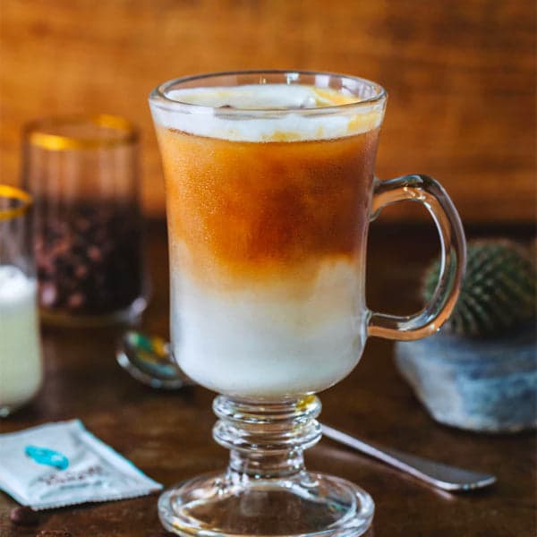 Irish Glass Coffee Mugs - Set of 6 Irish Glass Coffee Mugs with Handle, photo 5