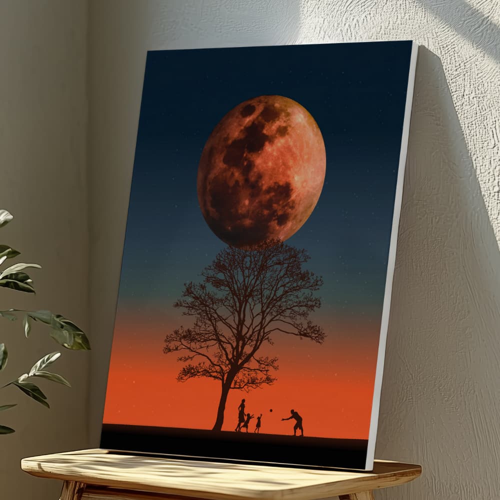 Mounted Wall Art Decor Vinyl Print - Vibrant, Elegant and Ready to Hang (A3-Size), photo 1