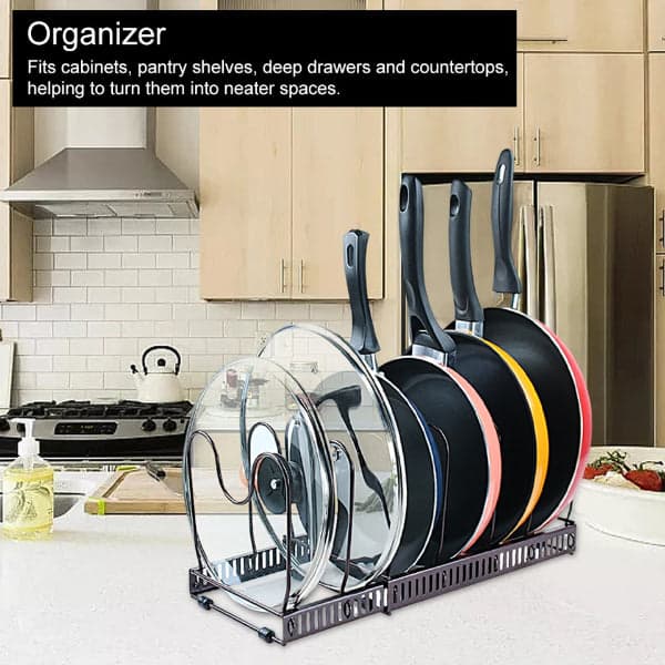 7-Tier Metal Space-Saving Kitchen Storage Organizer Rack, photo 3