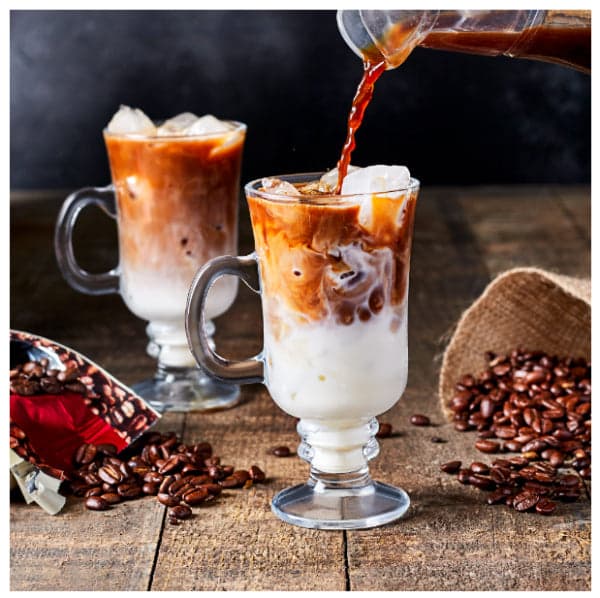 Irish Glass Coffee Mugs - Set of 6 Irish Glass Coffee Mugs with Handle, photo 1