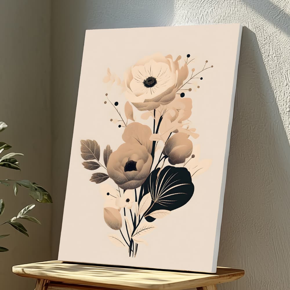Mounted Wall Art Decor Vinyl Print - Vibrant, Elegant and Ready to Hang (A3-Size), photo 1