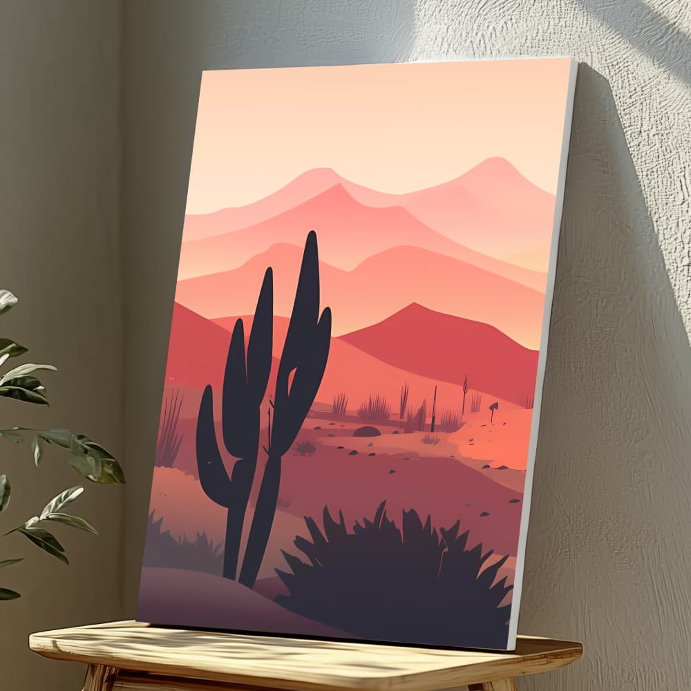 Mounted Wall Art Decor Vinyl Print - Vibrant, Elegant and Ready to Hang (A3-Size), photo 1