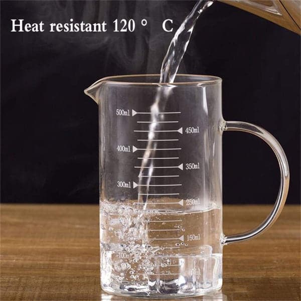 Borosilicate Measuring Jar - 1000ml Borosilicate Glass Measuring Jar with Easy Read Scales, photo 4