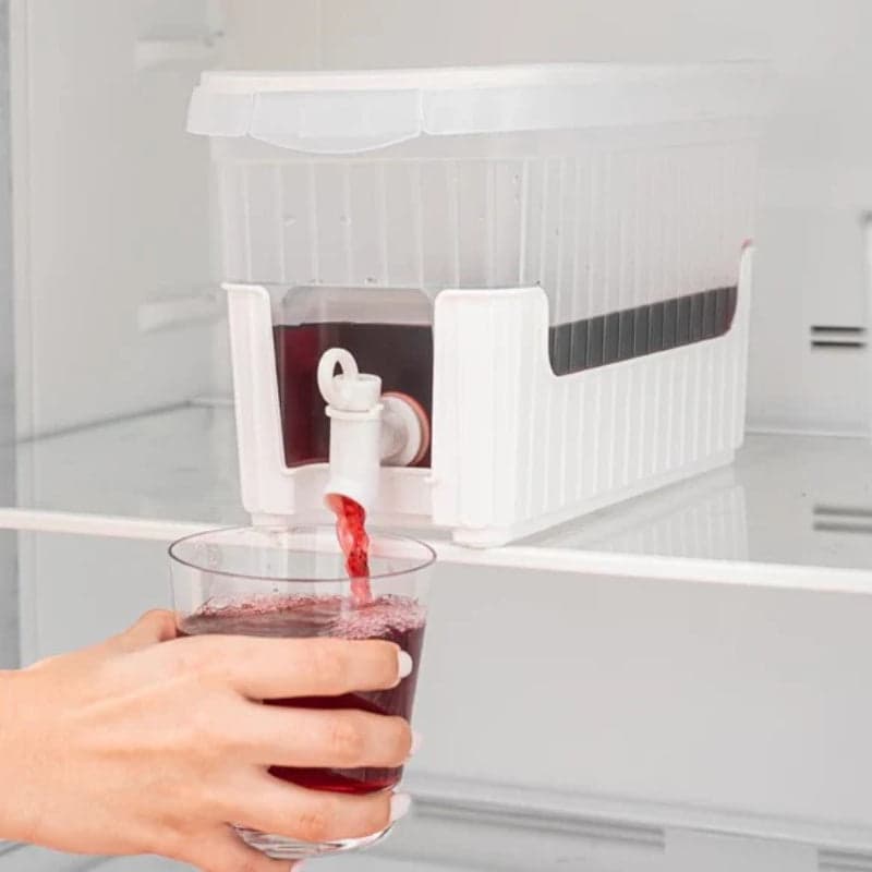 Water and Juice Dispenser with Faucet and Stand - White, photo 6