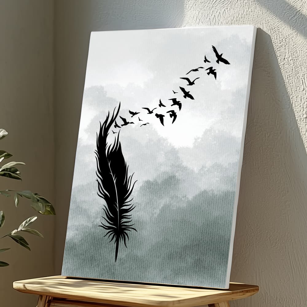 Mounted Wall Art Decor Vinyl Print - Vibrant, Elegant and Ready to Hang (A3-Size), photo 1