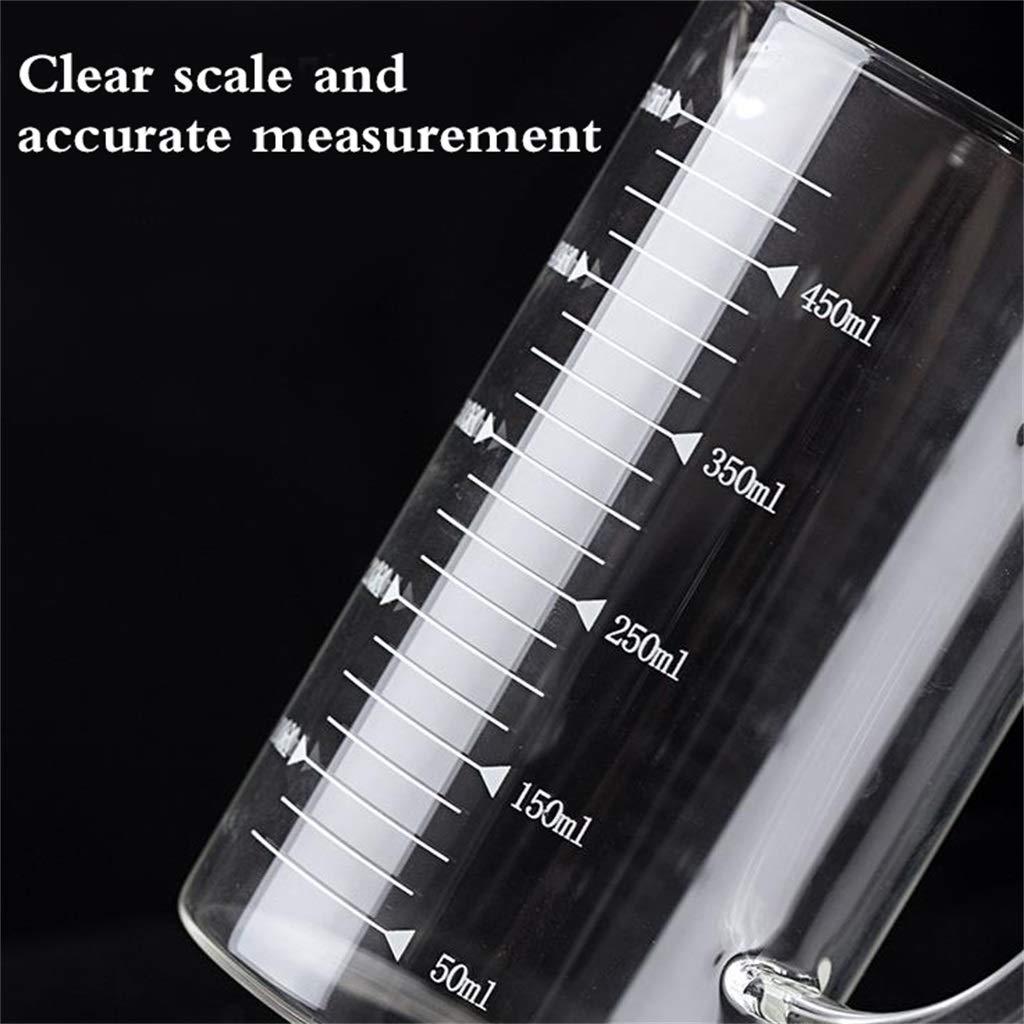 Borosilicate Measuring Jar - 500ml Borosilicate Glass Measuring Jar with Easy Read Scales, photo 6