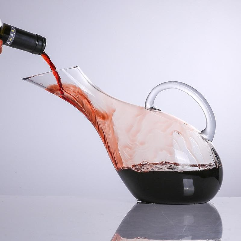Decanter Carafe Set - 5 Piece Stylish Glass Wine Decanter Carafe Set, photo 4