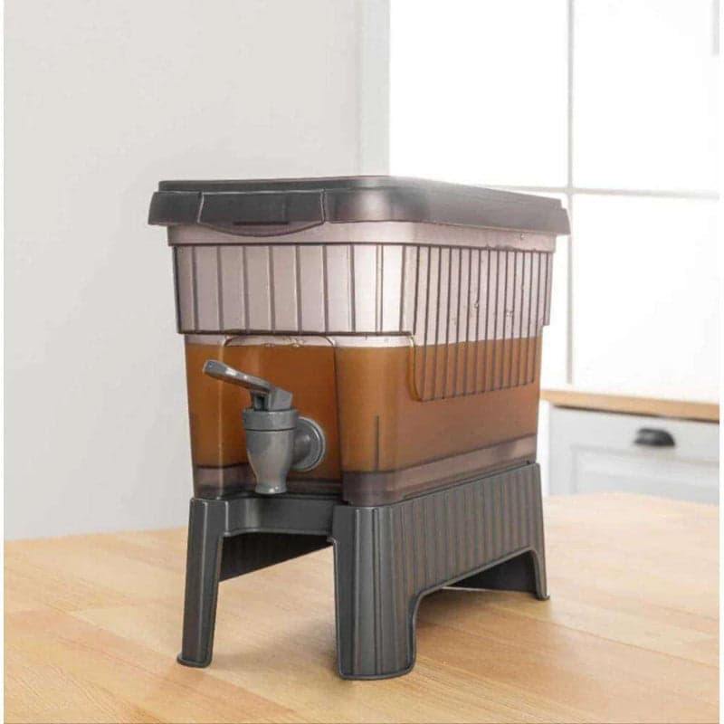 Water and Juice Dispenser with Faucet and Stand - Grey, photo 5
